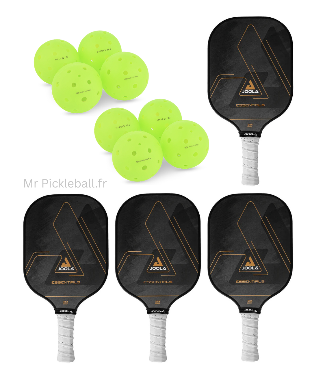 4 Club Essentials pack progression pickleball set