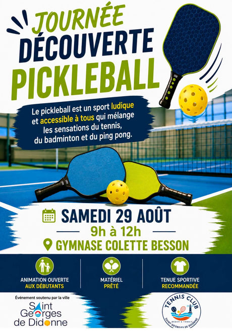 À Saint-Georges-de-Didonne, le pickleball séduit déjà plus de 50 joueurs !
