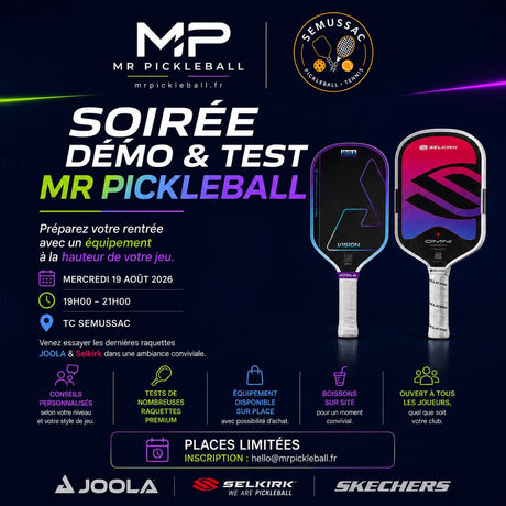 Soirée DEMO/TEST MR PICKLEBALL !