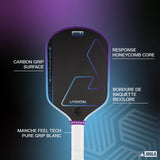 Joola raquette de pickleball Hyperion Vision 16 - Storm Blue