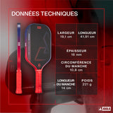 Joola raquette de pickleball Perseus Heat Vision 16