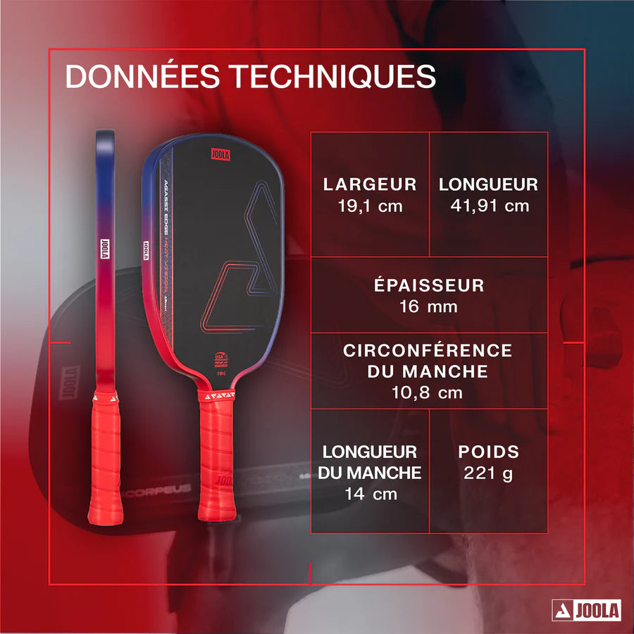 Joola raquette de pickleball Agassi Heat Vision 16
